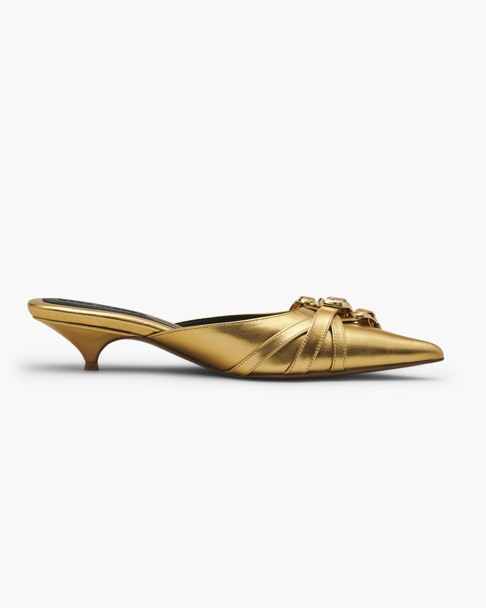 Gold Marc Jacobs The Emma Kitten Heel | 175HEXROI