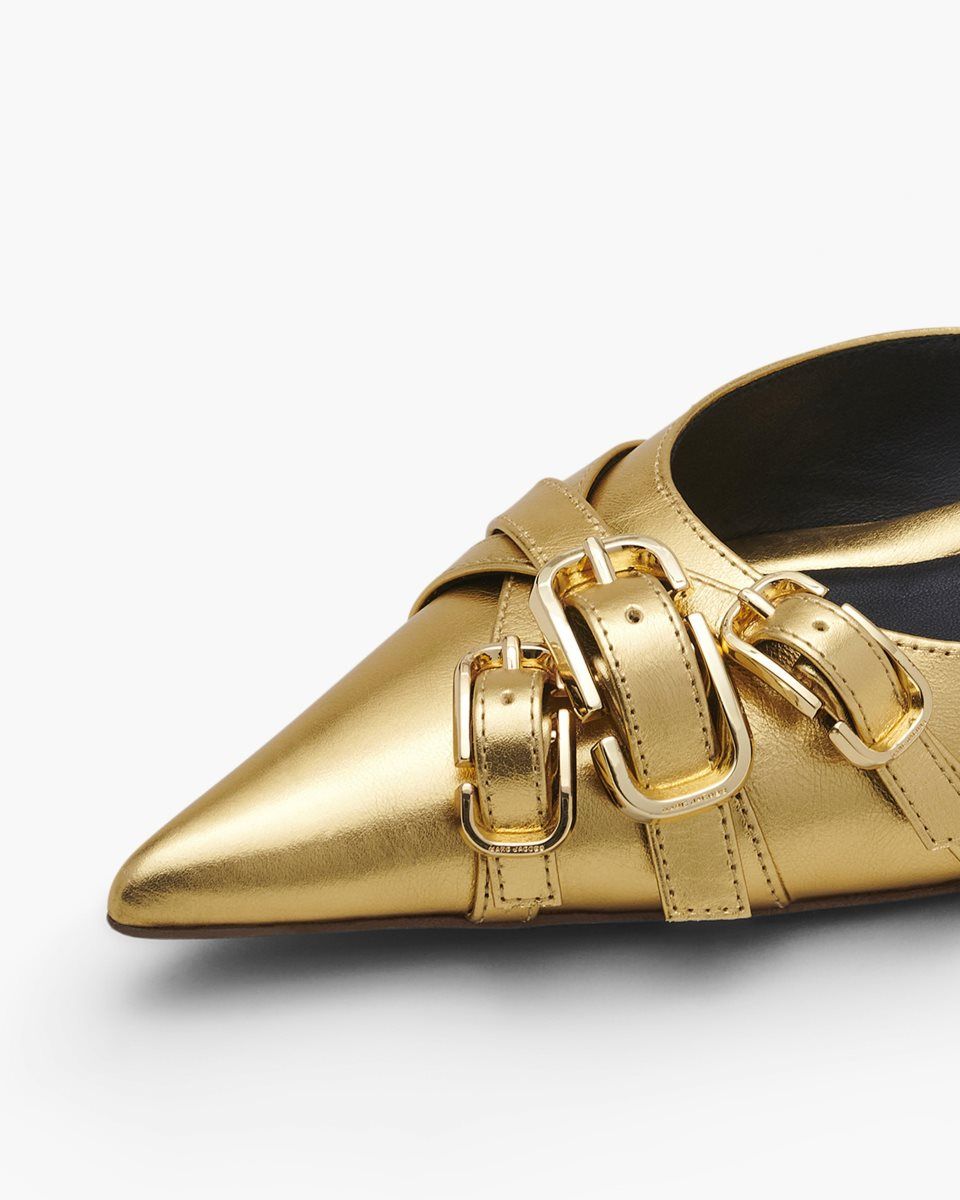 Gold Marc Jacobs The Emma Kitten Heel | 175HEXROI