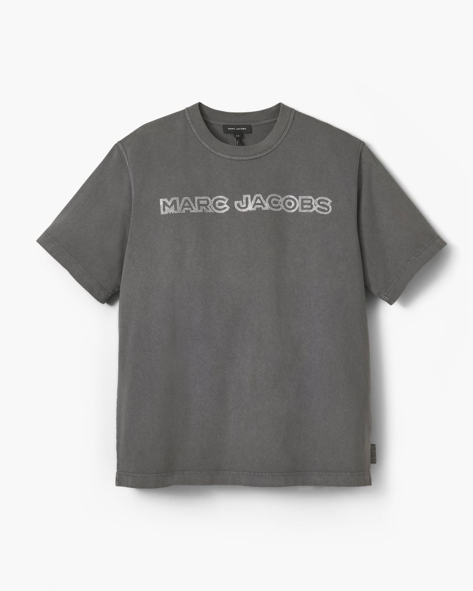 Grey Marc Jacobs Crystal Big Tee | 012YDLEAM