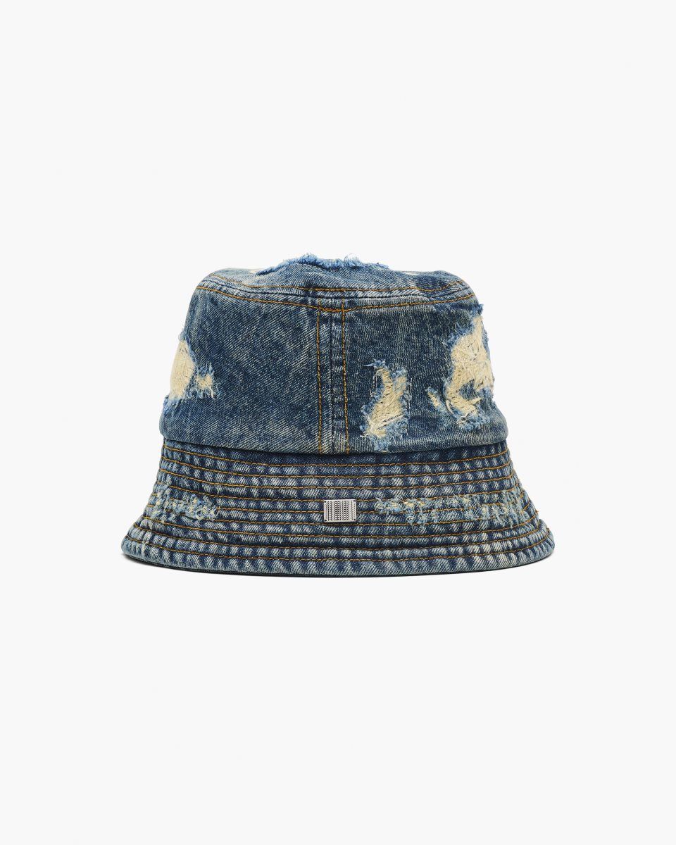 Indigo Marc Jacobs The Rip And Repair Bucket Hat | 194GFCNUY