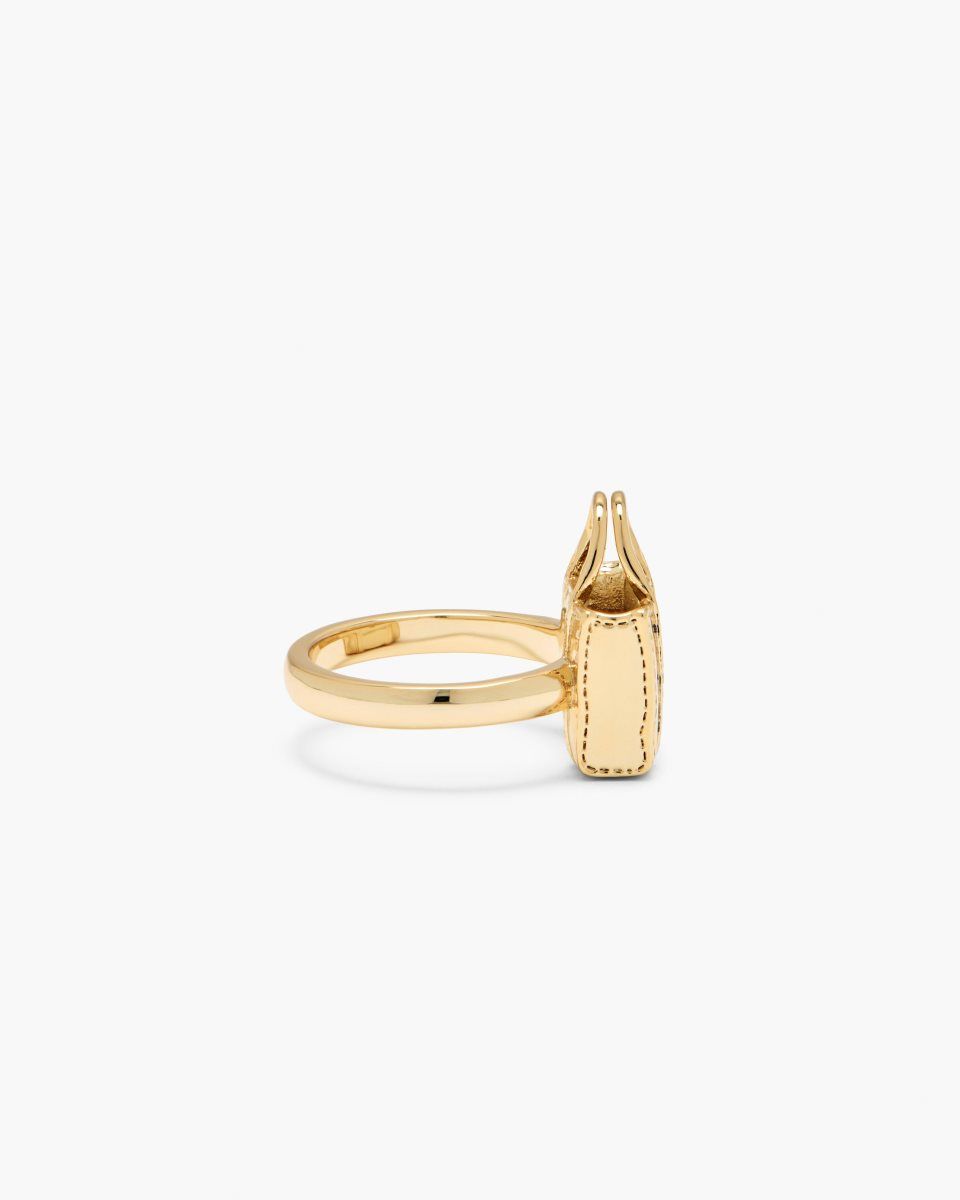 Light Gold Marc Jacobs The Tote Bag Ring | 096ACLQBO