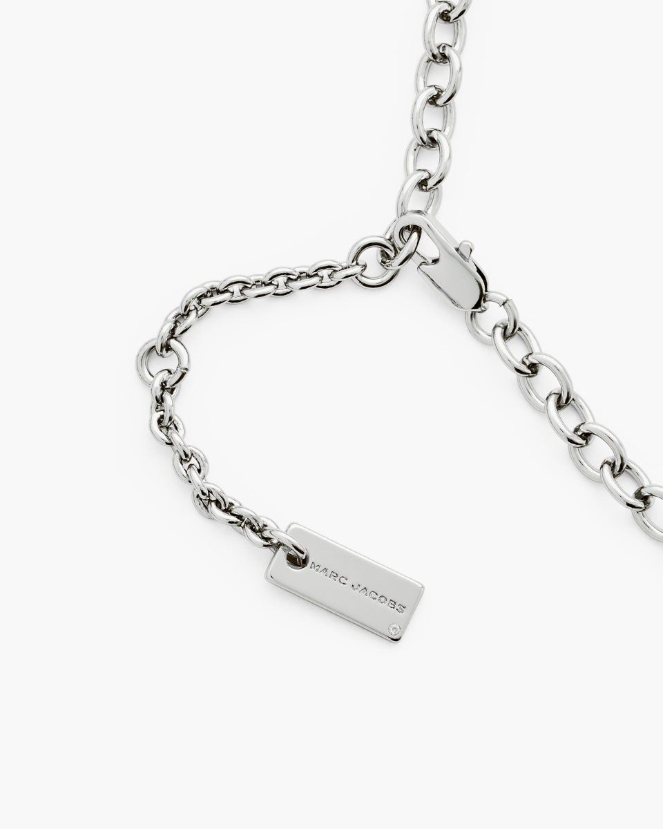 Light Silver Marc Jacobs Marc Jacobs Balloon Necklace | 578CLMXZF