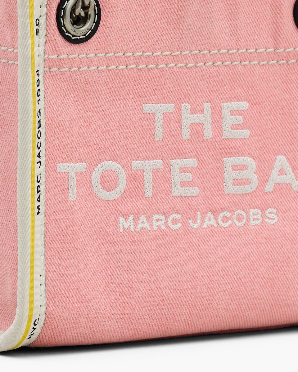 Pink Marc Jacobs The Denim Chain Crossbody Tote Bag | 432MHNEVJ