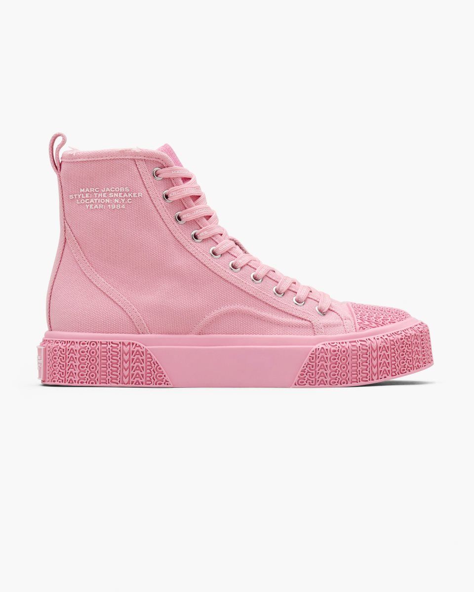 Pink Marc Jacobs The High Top Sneaker | 156WSBJZY