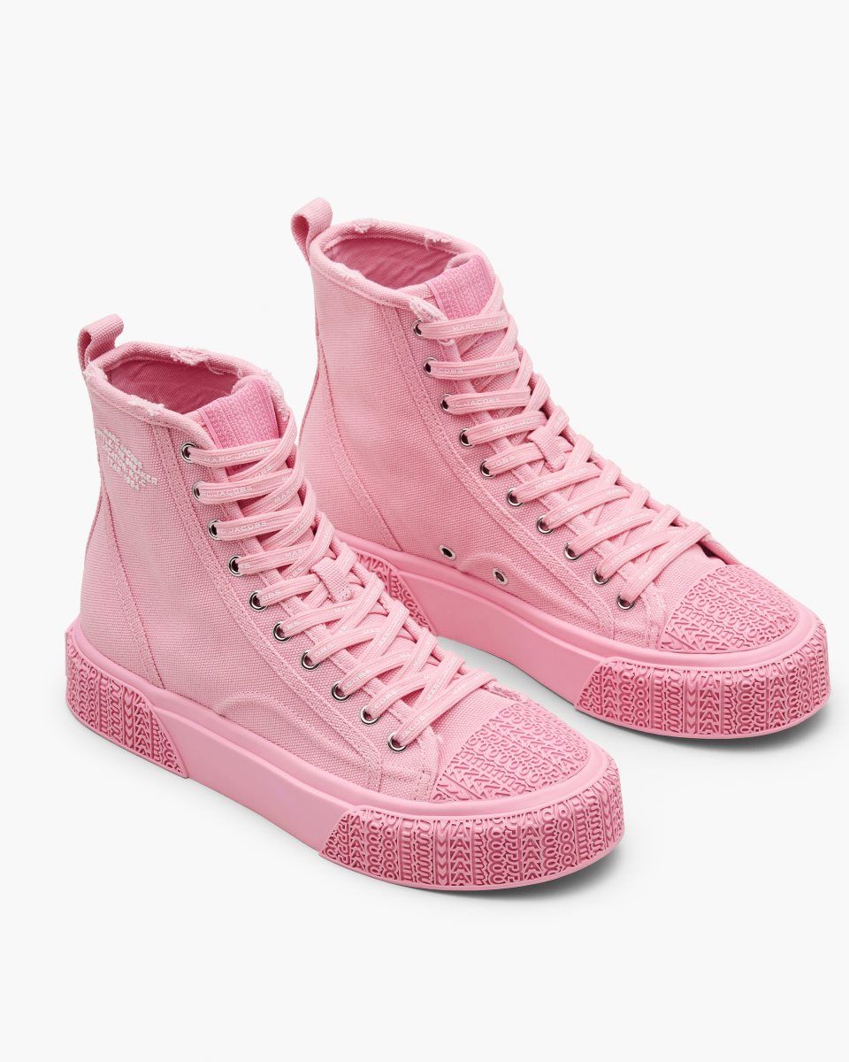 Pink Marc Jacobs The High Top Sneaker | 156WSBJZY