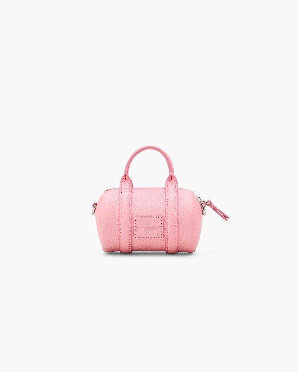 Pink Marc Jacobs The Leather Nano Duffle Crossbody | 162TJKLXS