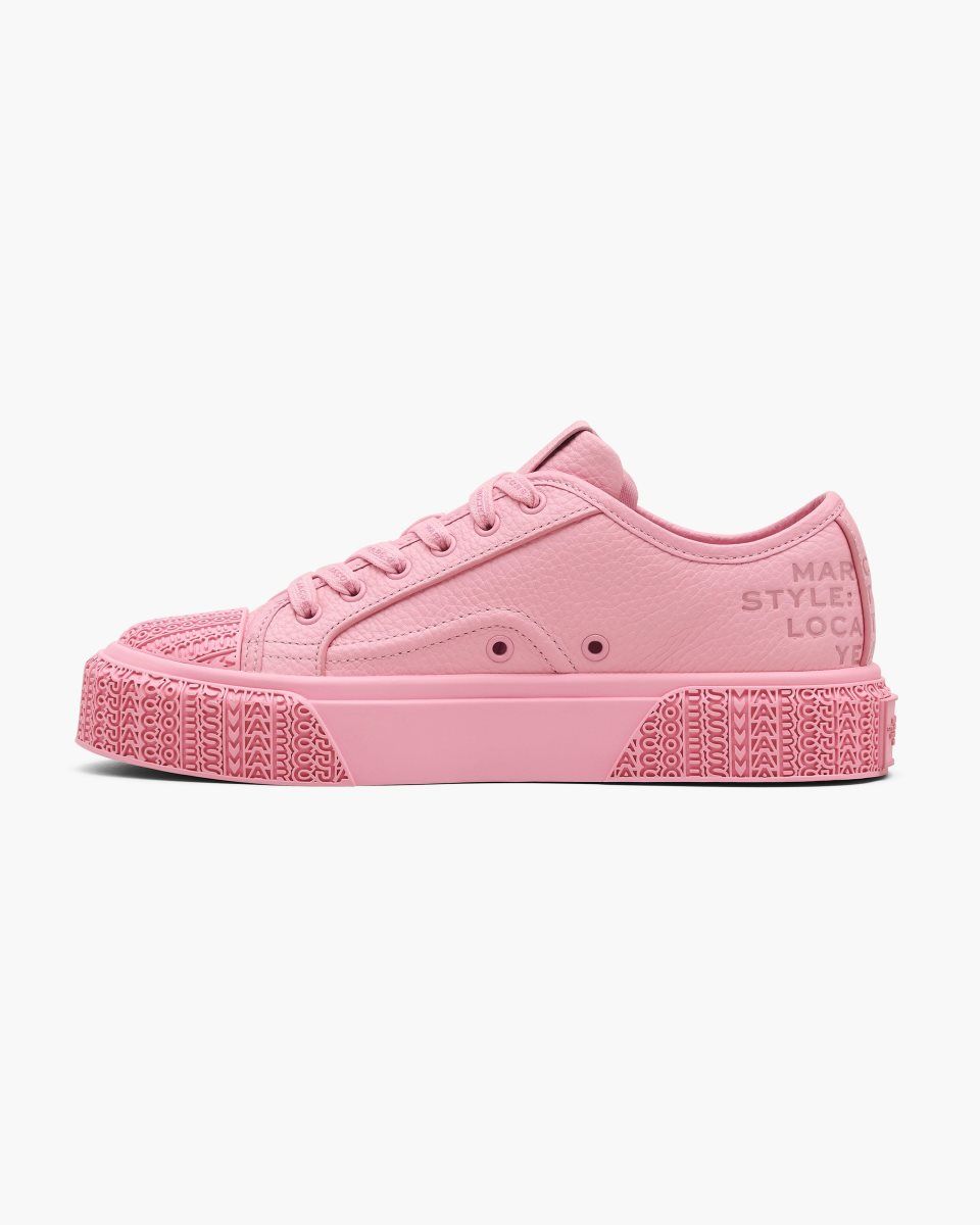 Pink Marc Jacobs The Leather Sneaker | 207OAIQUL