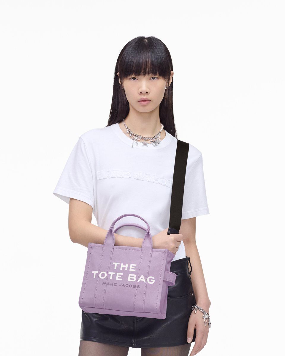 Purple Marc Jacobs The Canvas Small Tote Bag | 380KFRVBH