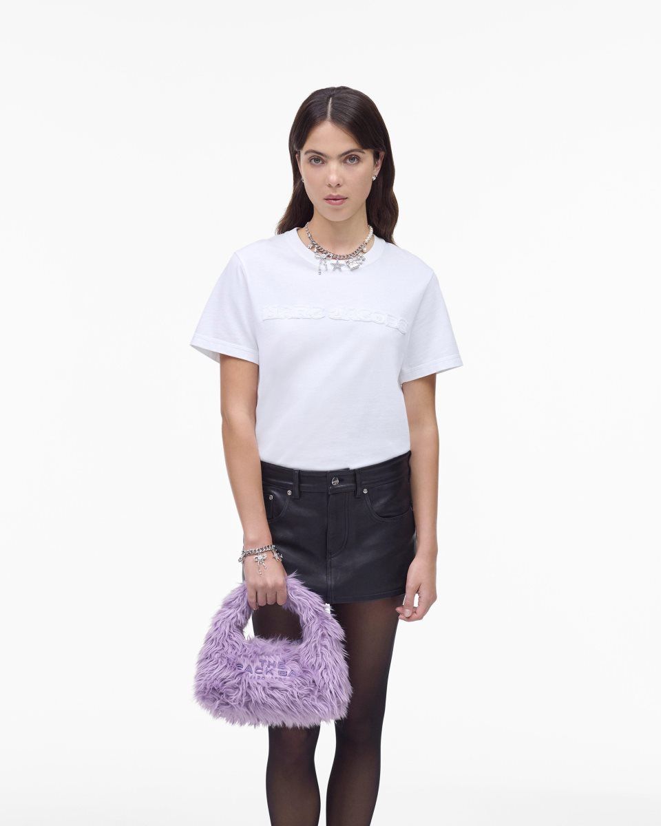 Purple Marc Jacobs The Faux Fur Mini Sack Bag | 148TECINV