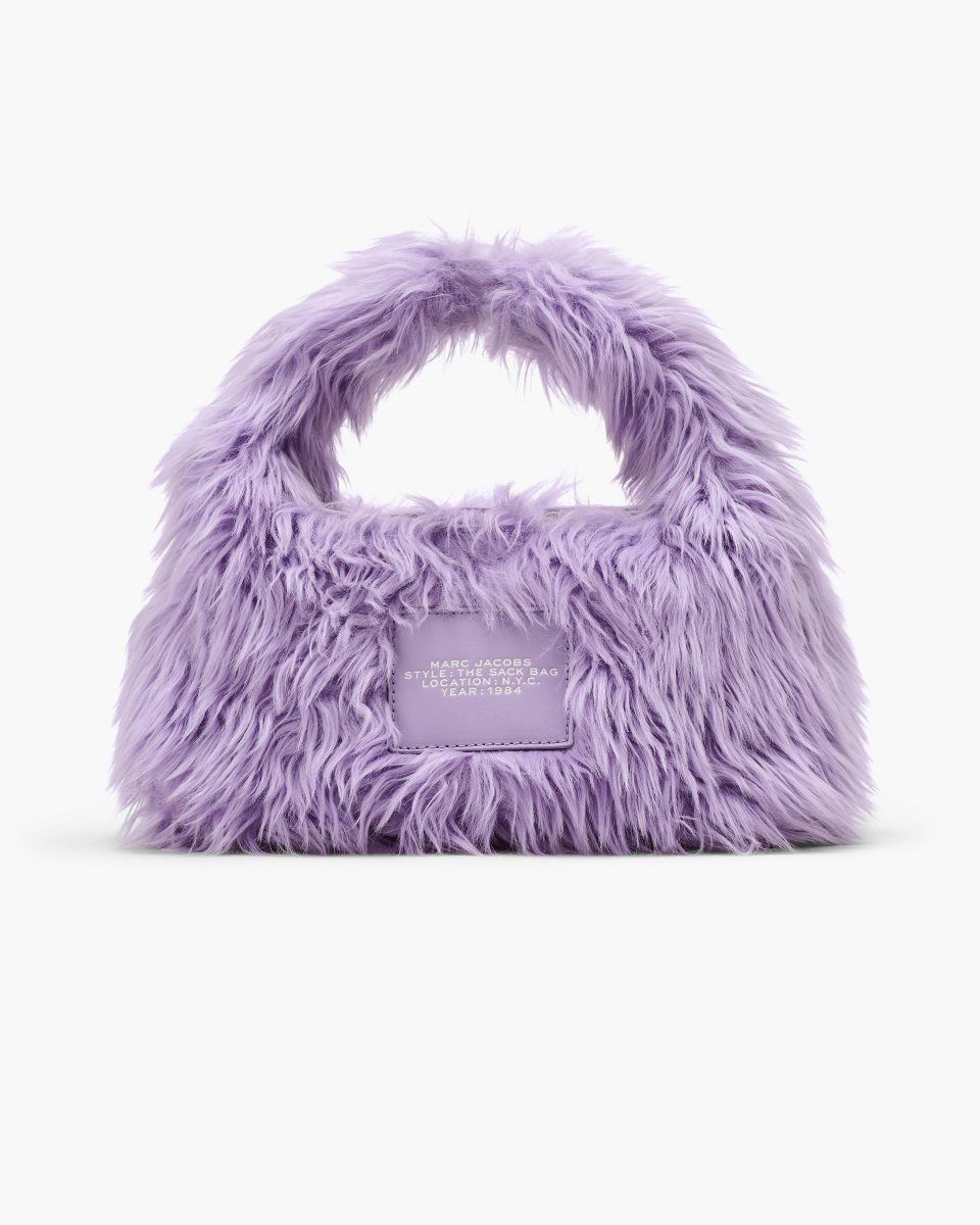 Purple Marc Jacobs The Faux Fur Mini Sack Bag | 148TECINV