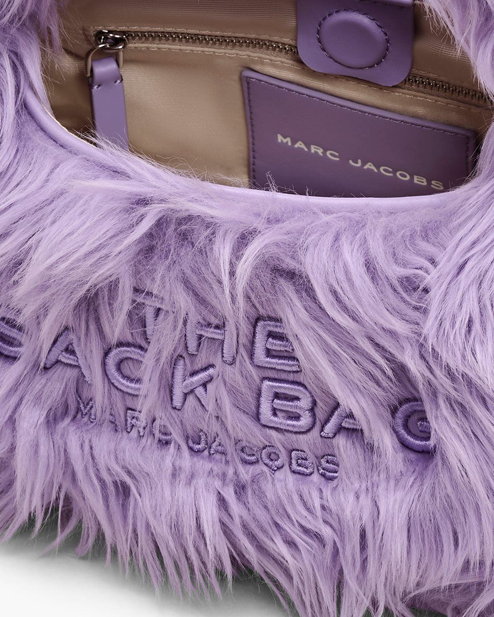 Purple Marc Jacobs The Faux Fur Mini Sack Bag | 148TECINV