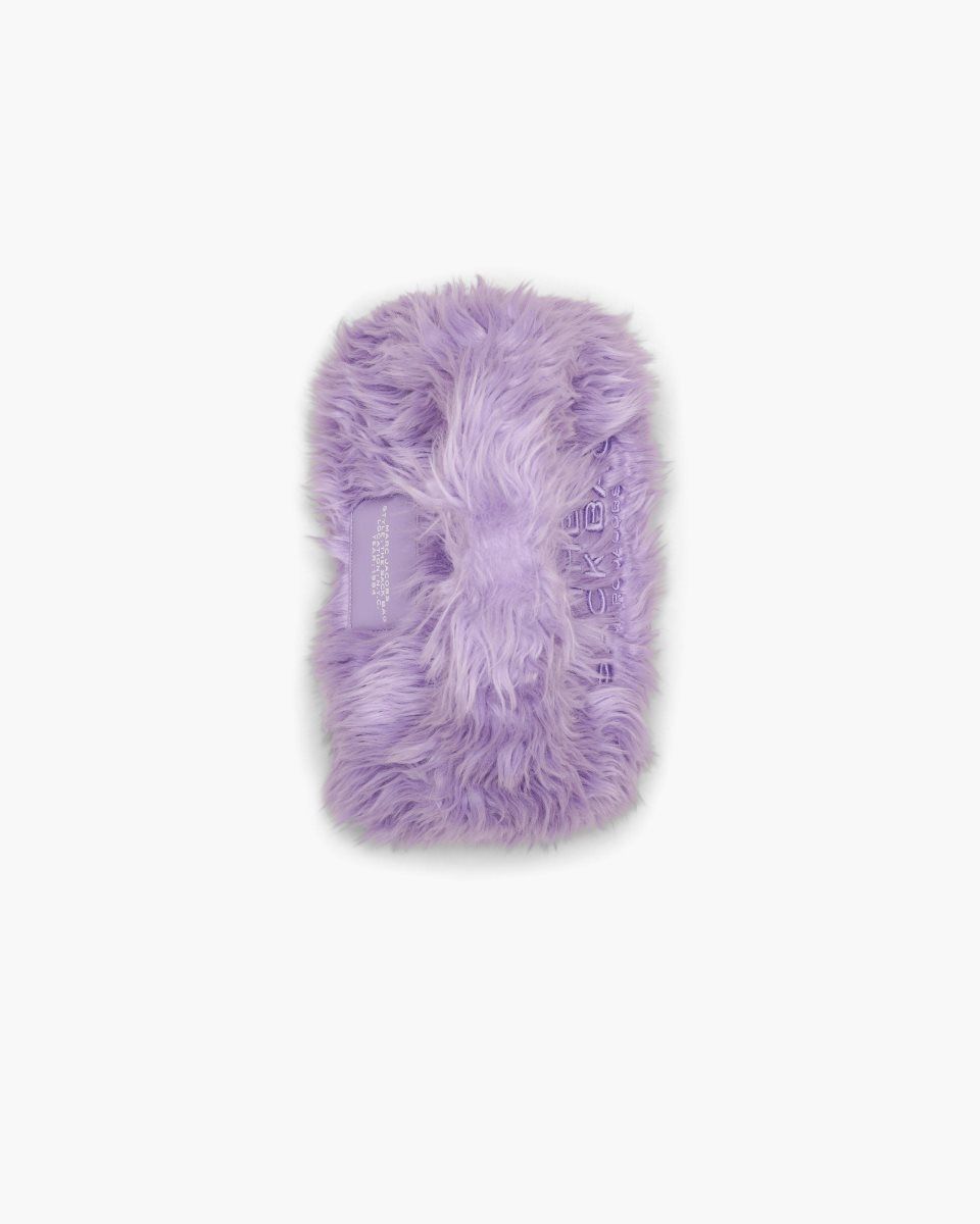 Purple Marc Jacobs The Faux Fur Mini Sack Bag | 148TECINV