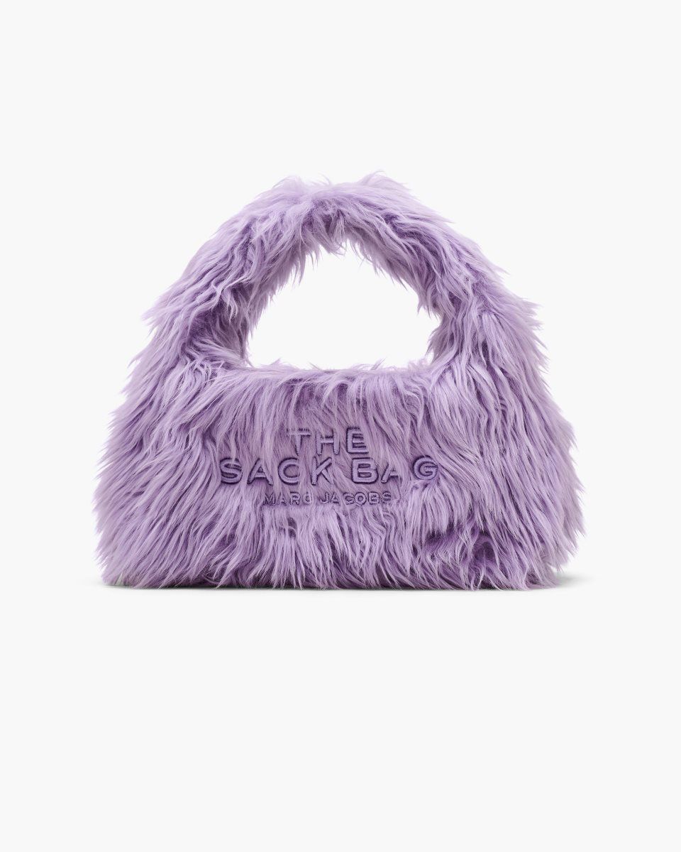 Purple Marc Jacobs The Faux Fur Mini Sack Bag | 148TECINV