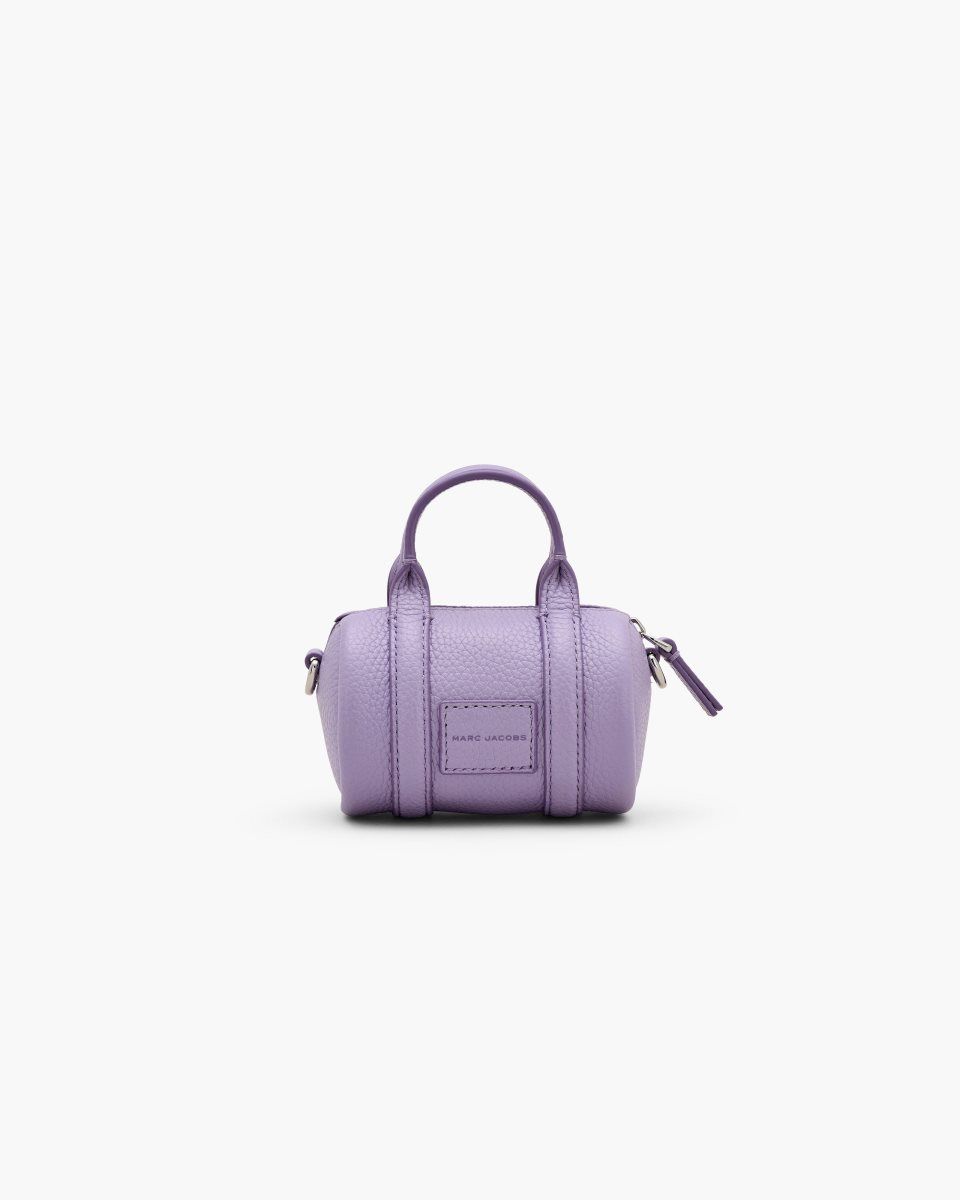 Purple Marc Jacobs The Leather Nano Duffle Crossbody | 687VHGMAX