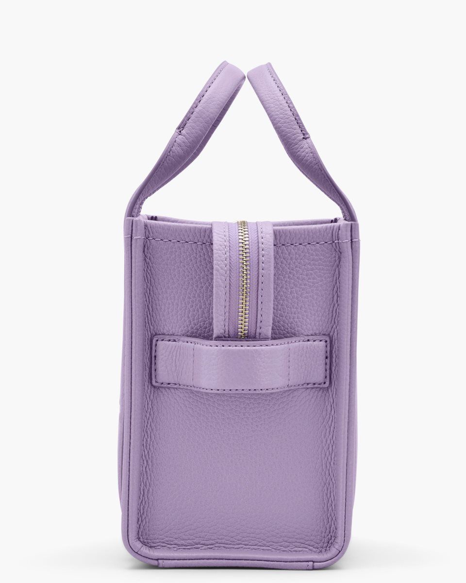 Purple Marc Jacobs The Leather Small Tote Bag | 590UHBGCD