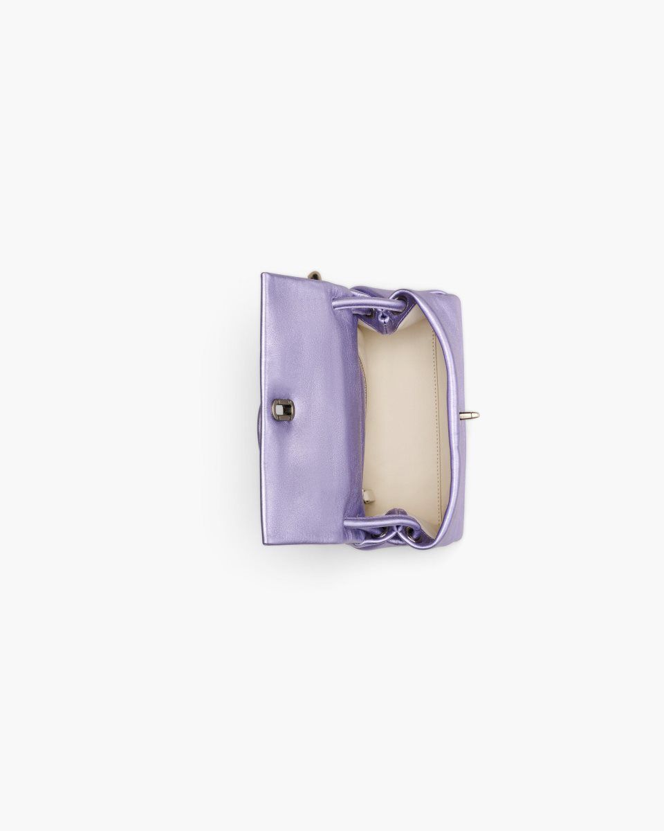 Purple Marc Jacobs The Metallic Mini Dual Bag | 617JUIZAO