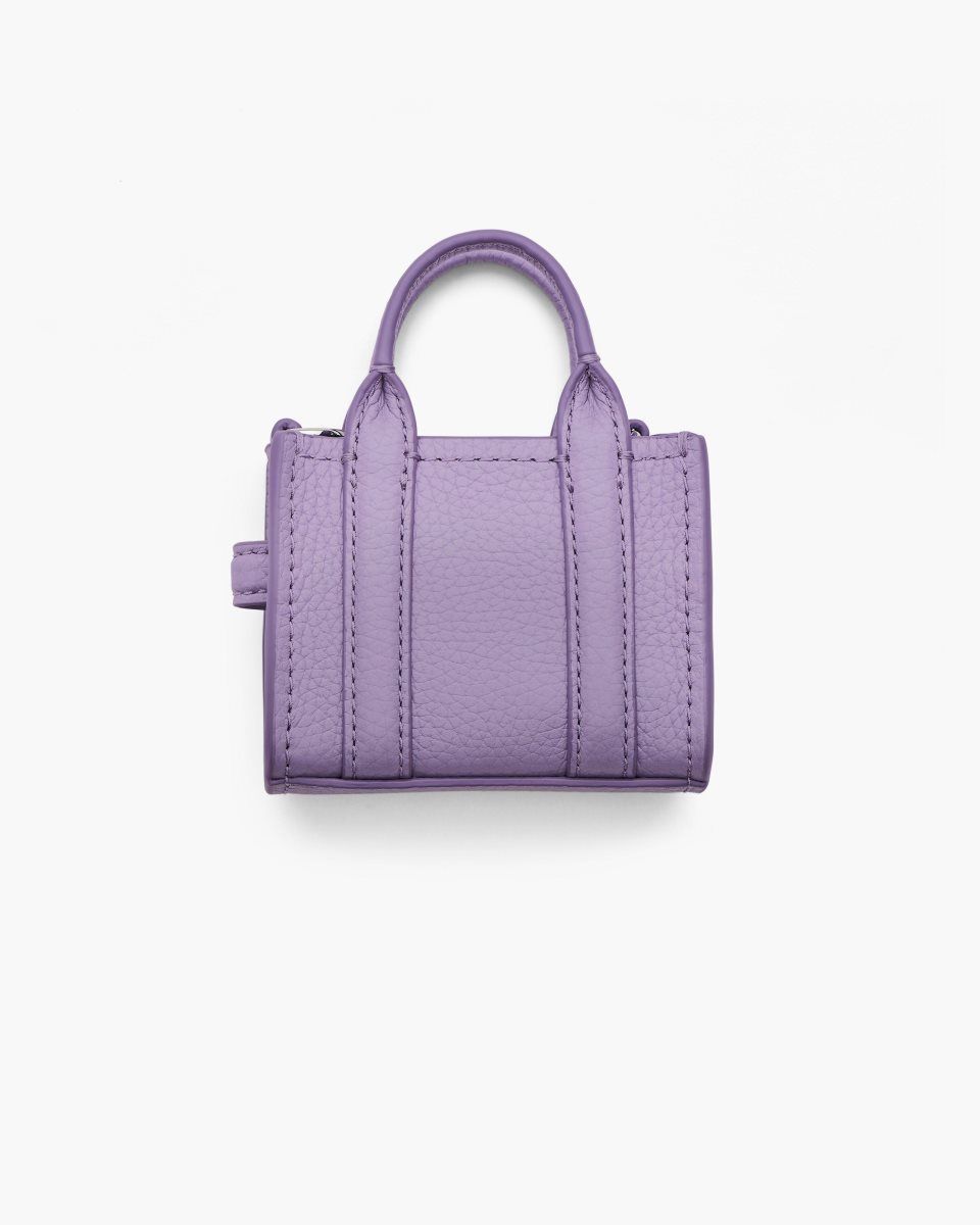 Purple Marc Jacobs The Nano Tote Bag Charm | 904CWHBNO