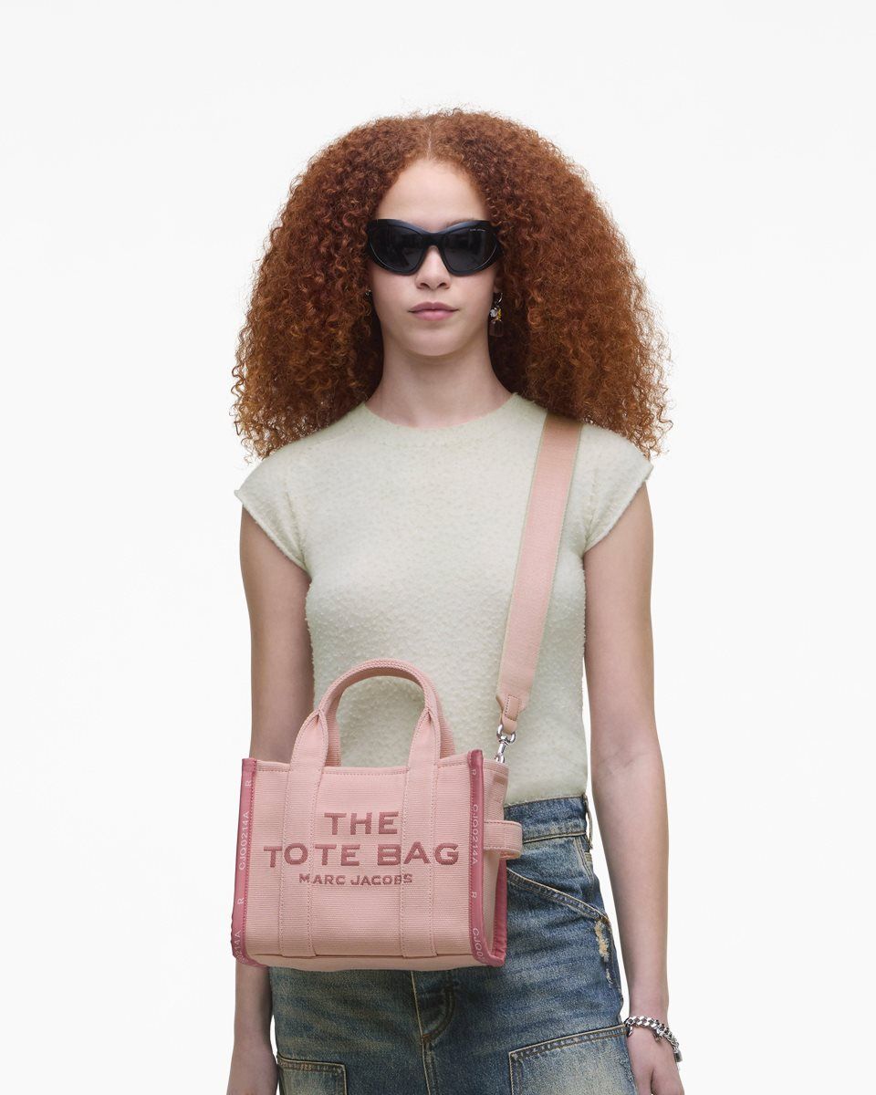 Rose Marc Jacobs The Jacquard Small Tote Bag | 481JIZKWL