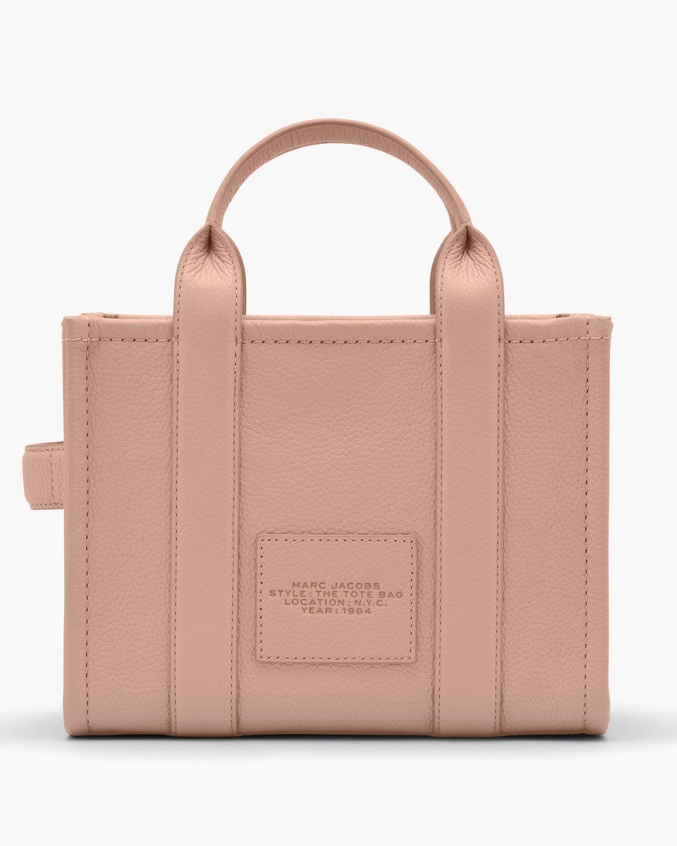 Rose Marc Jacobs The Leather Small Tote Bag | 698NPQWVD