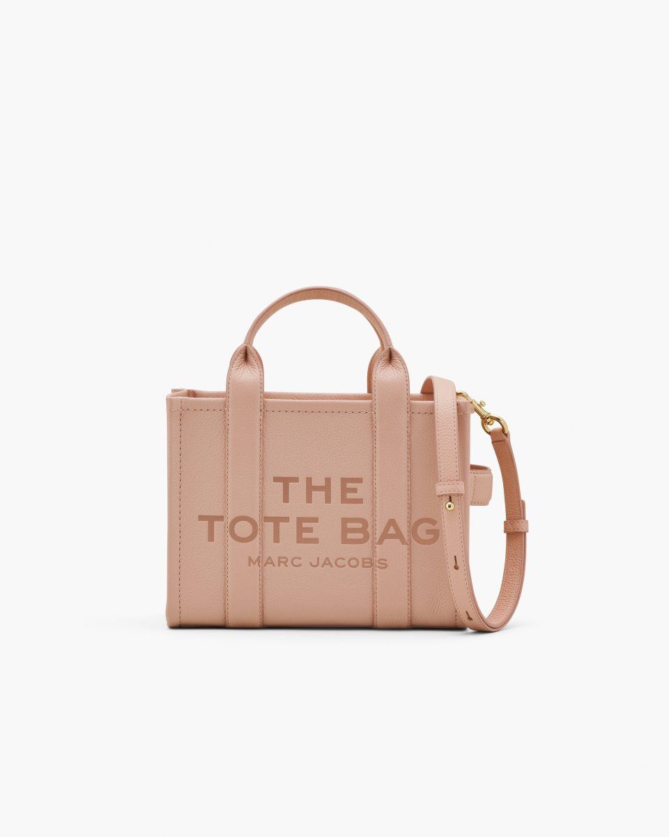 Rose Marc Jacobs The Leather Small Tote Bag | 698NPQWVD