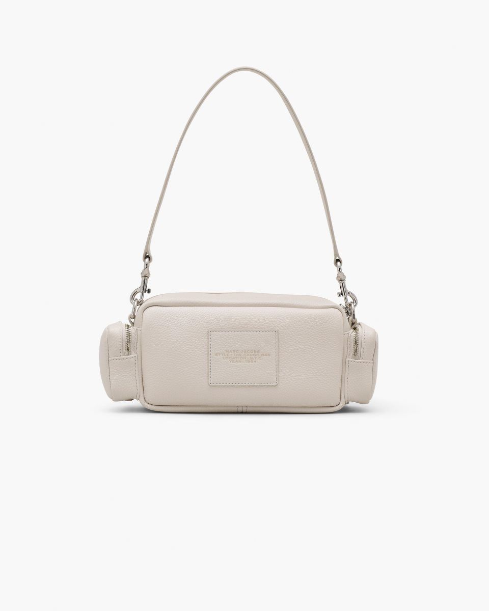 Silver Marc Jacobs The Leather Cargo Bag | 018EFTLMS