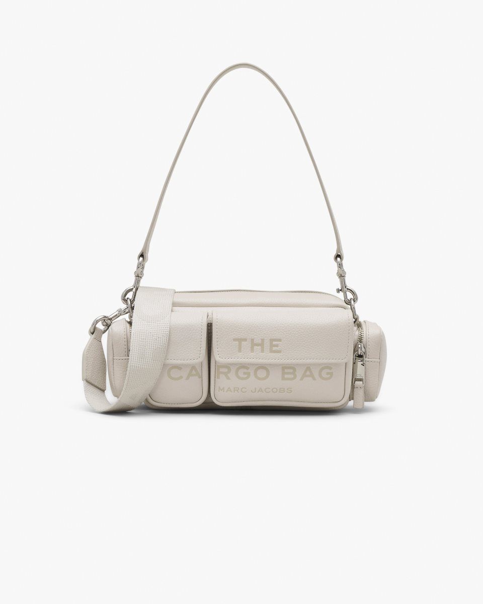 Silver Marc Jacobs The Leather Cargo Bag | 018EFTLMS