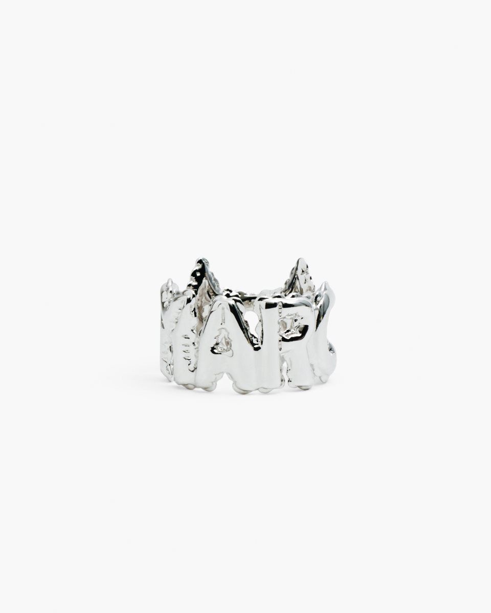 Silver Marc Jacobs The Marc Balloon Ring | 162JTKPLE