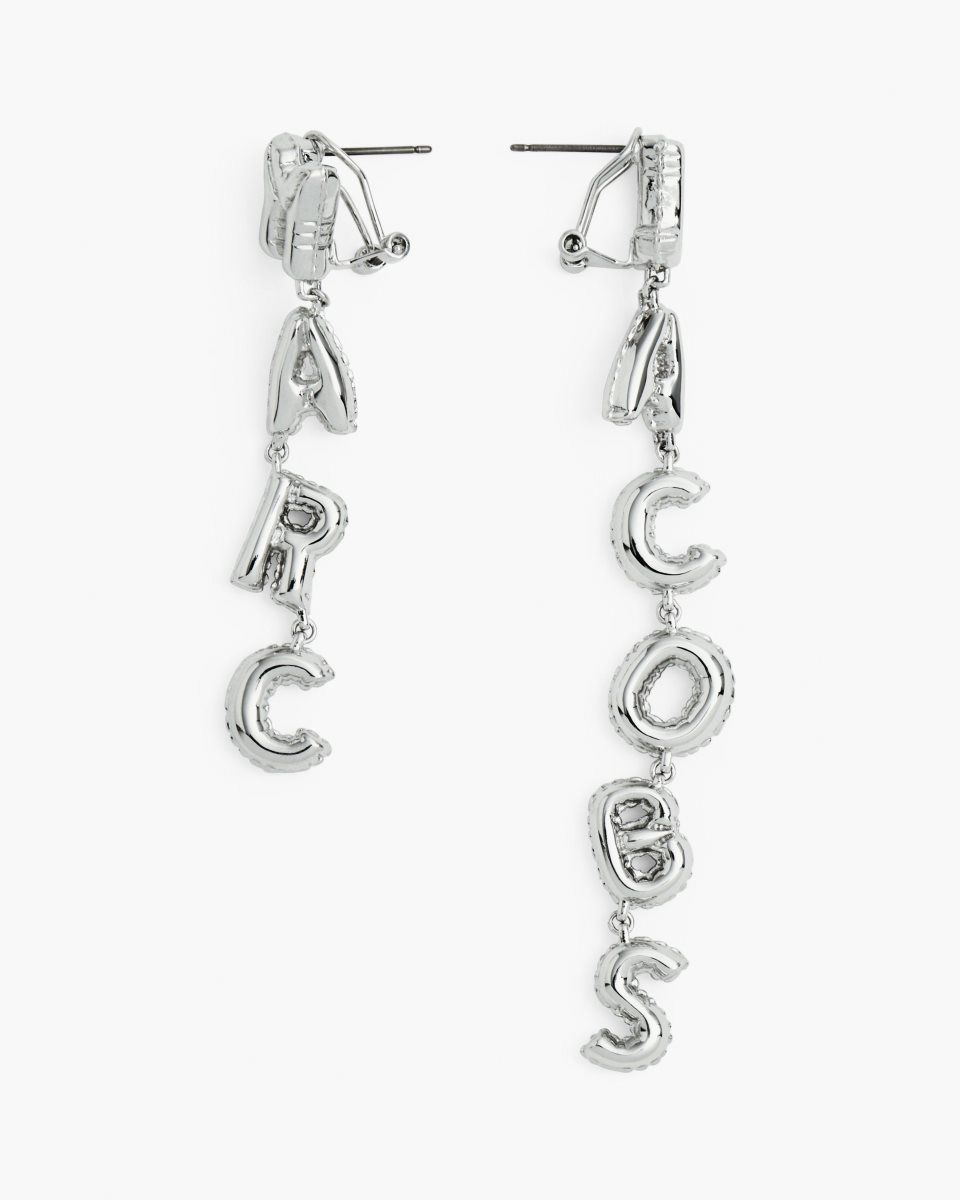 Silver Marc Jacobs The Marc Jacobs Balloon Earrings | 653VBKSYX