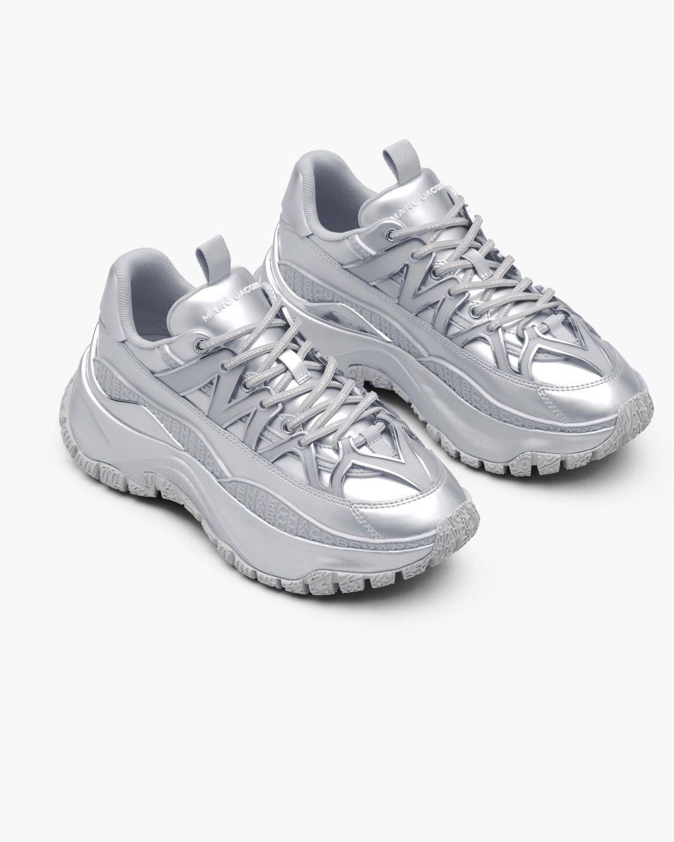 Silver Marc Jacobs The Metallic Lazy Hiker | 327CBLTWV