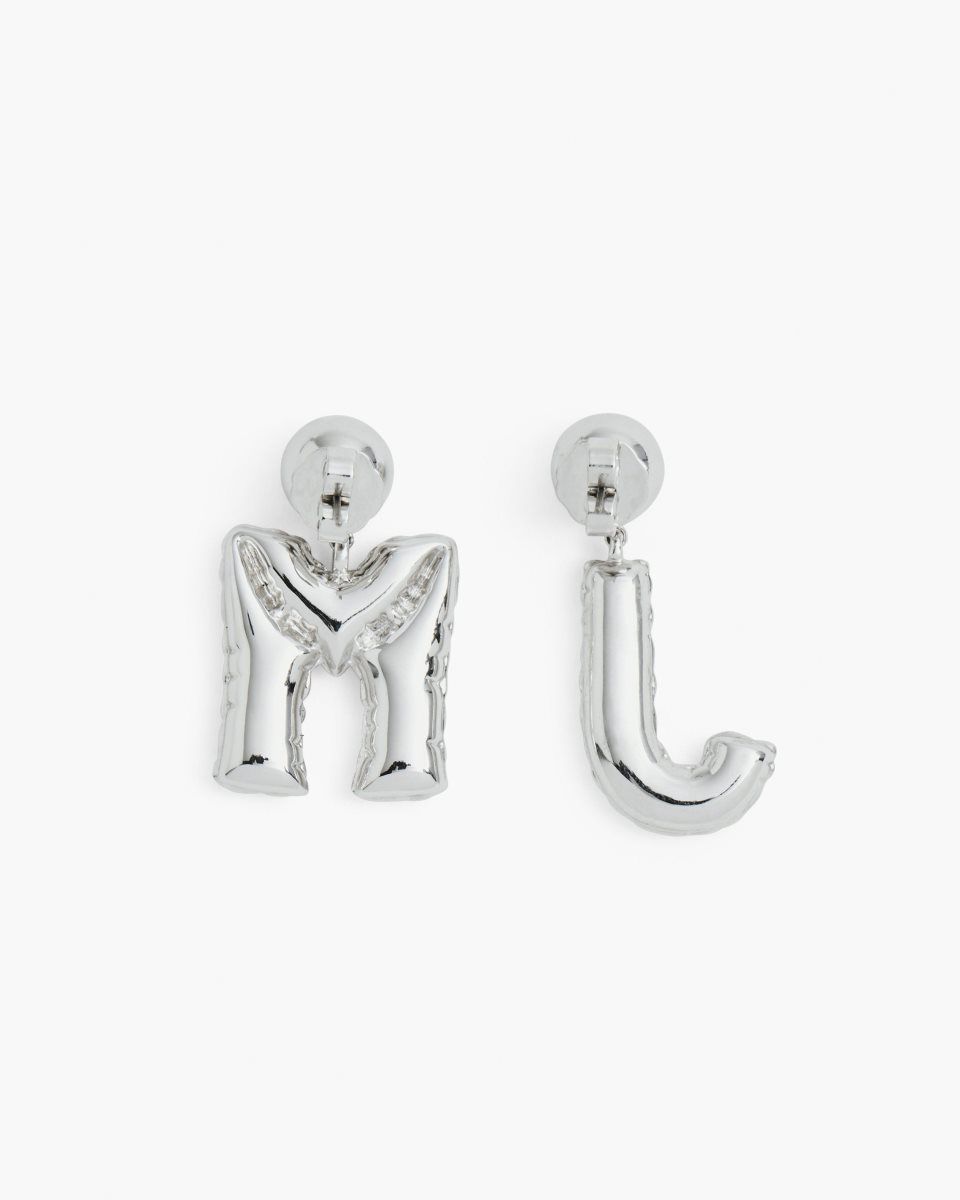 Silver Marc Jacobs The Mj Balloon Earrings | 309BKNWCU