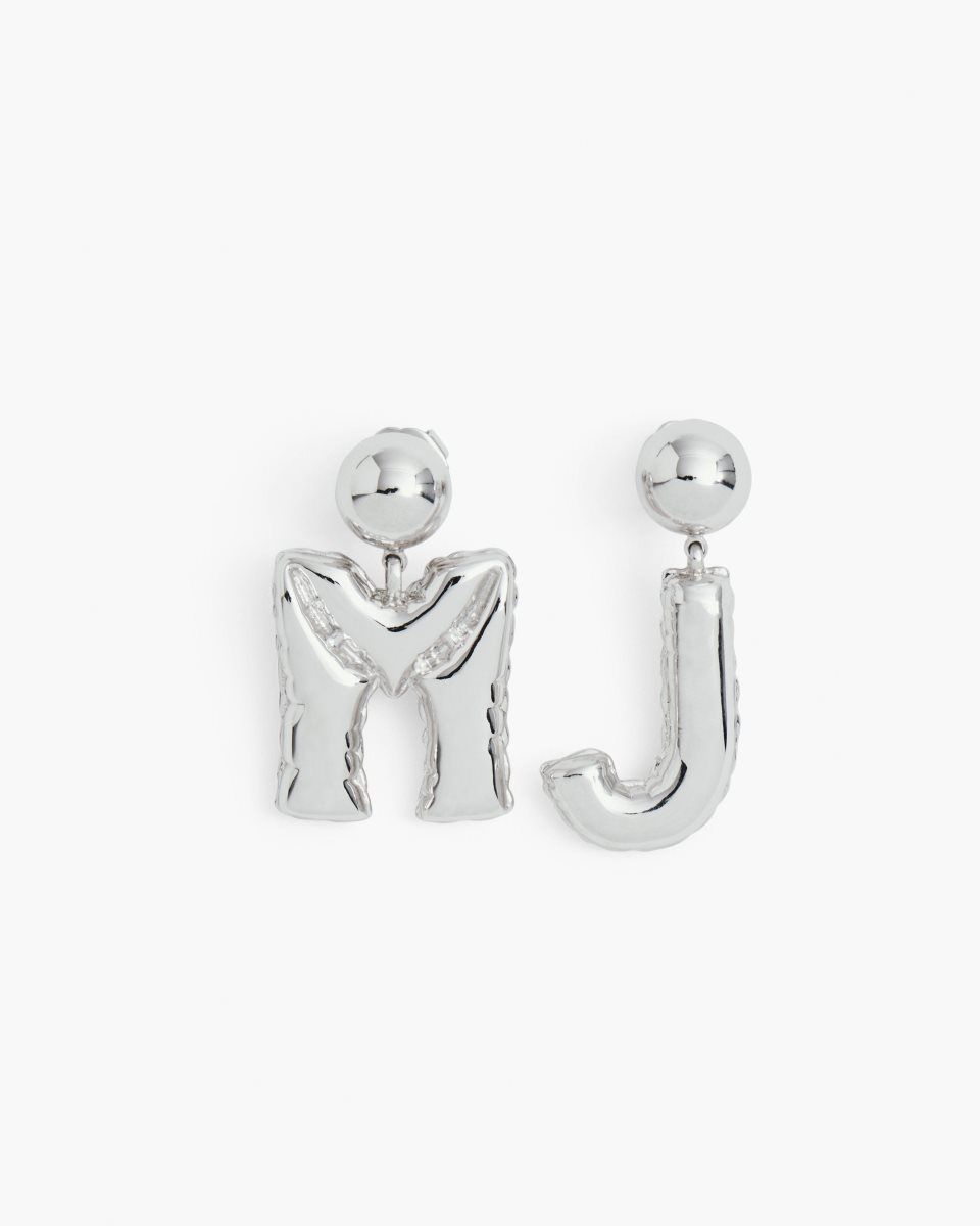 Silver Marc Jacobs The Mj Balloon Earrings | 309BKNWCU