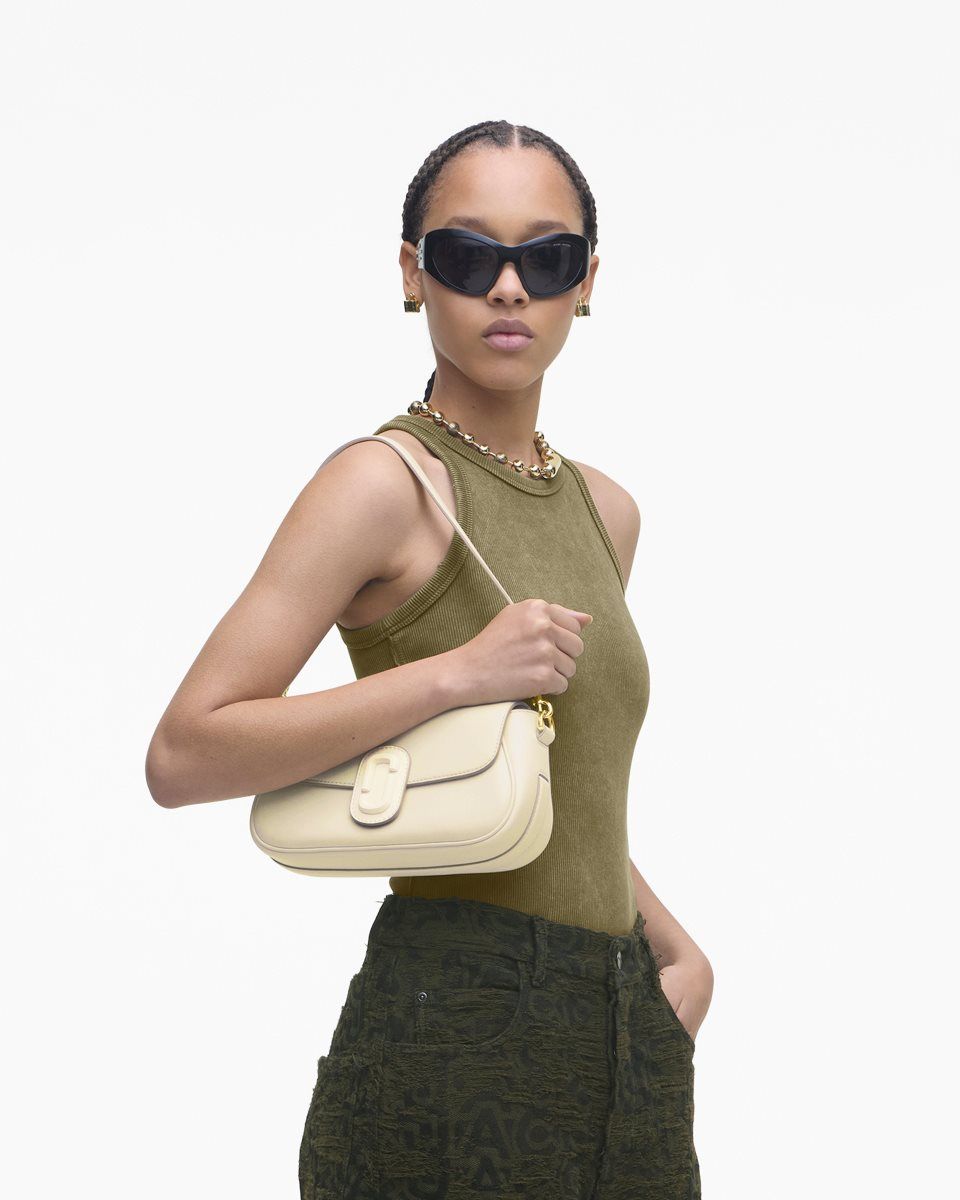 White Marc Jacobs The Large Clover Shoulder Bag | 873MZSWCX