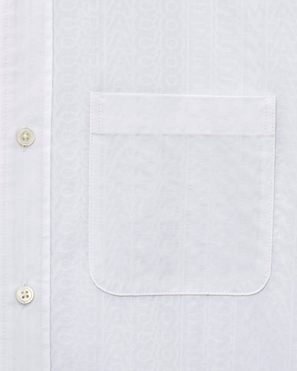 White Marc Jacobs The Monogram Big Shirt | 594WZVHSJ