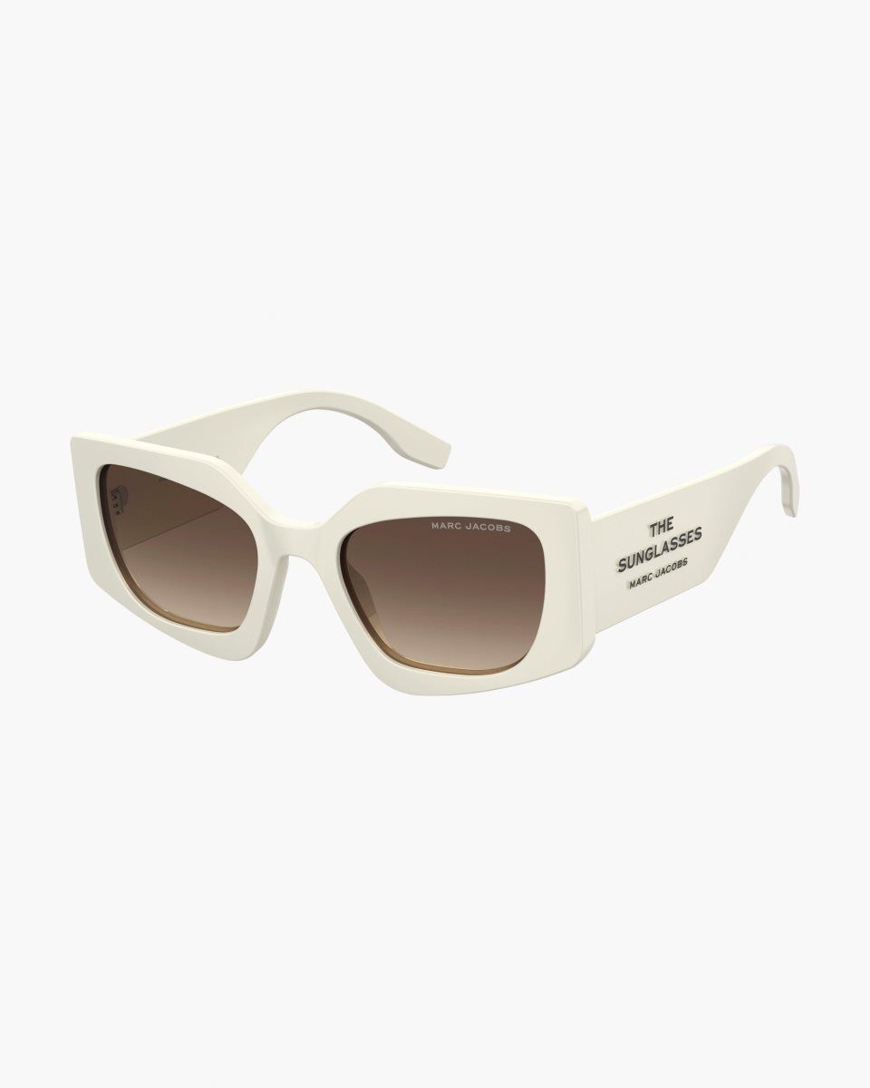 White Marc Jacobs The Square Cat Eye Sunglasses | 931MANPOL